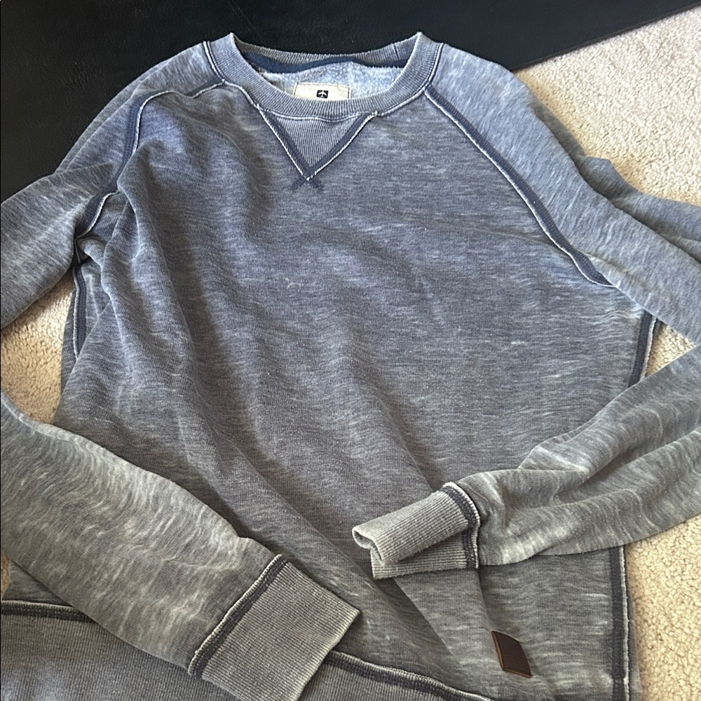 Casual Gray Crewneck Sweater for Men